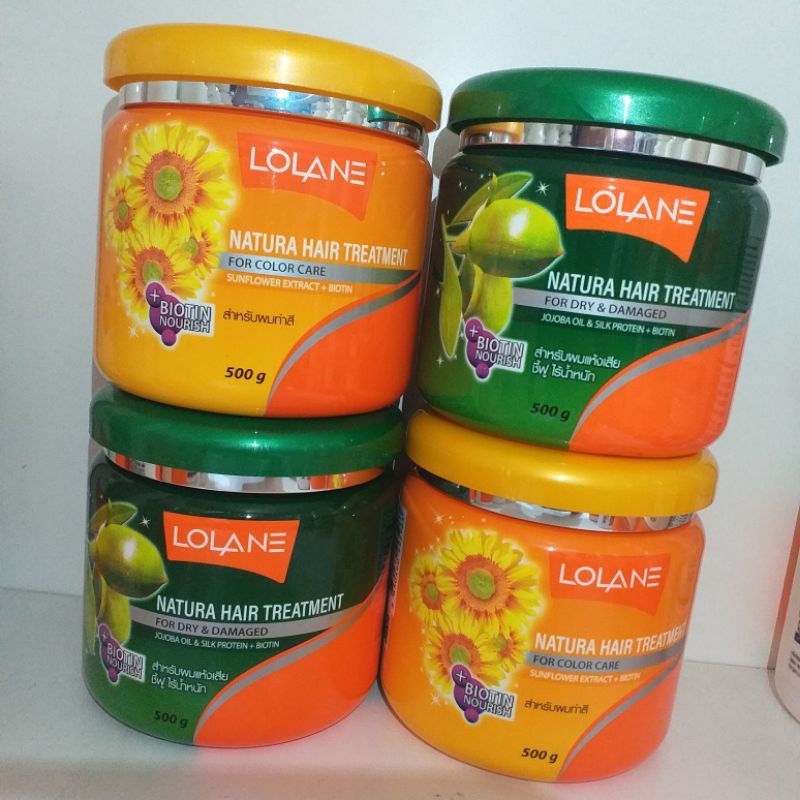 LOLANE HAIR TREATMENT/Masker rambut JOJOBA OIL & SUNFLOWER 500gr