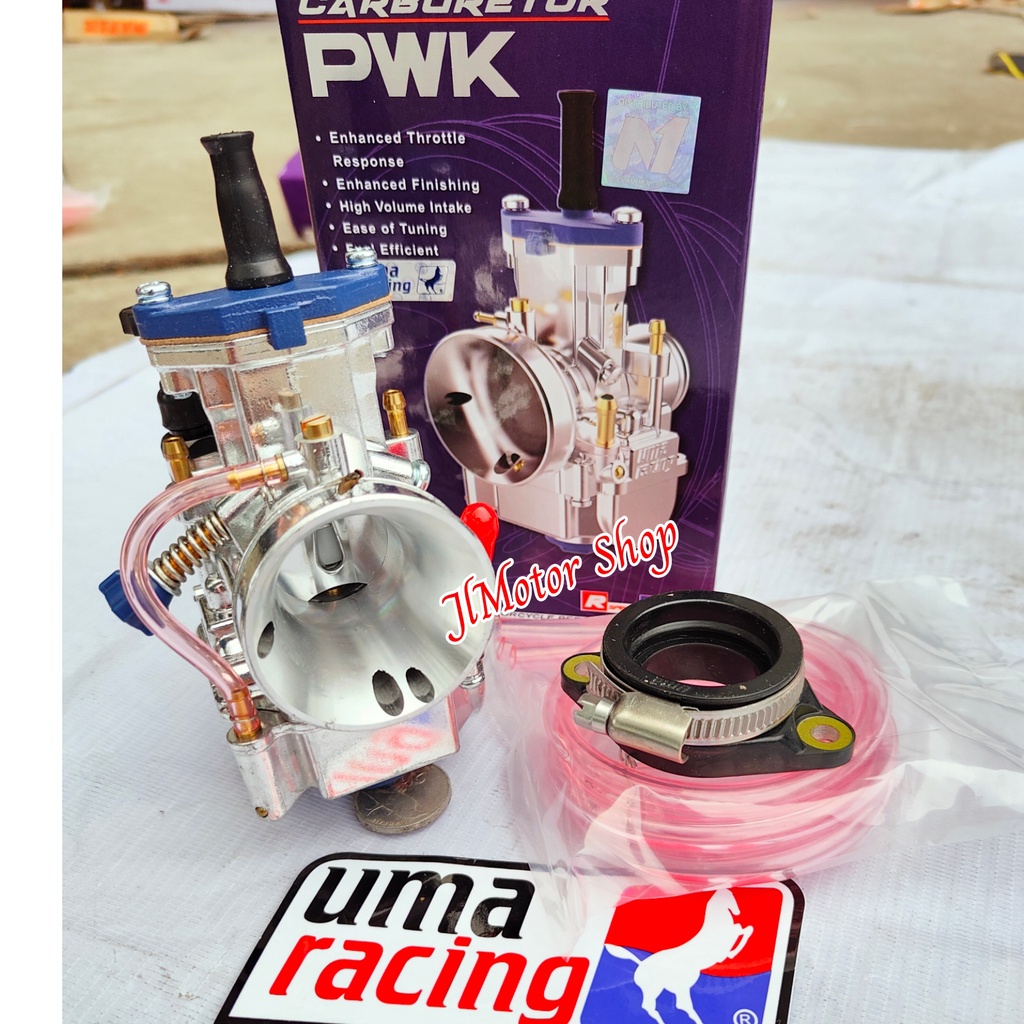 KARBURATOR KARBU PE 28 PWK 28 30 32 UMA RACING ORIGINAL - CARBURETOR KARBU UMA RACING PE28 PWK 28 30 32 MM PWK28 PWK30 PWK32 ORIGINAL