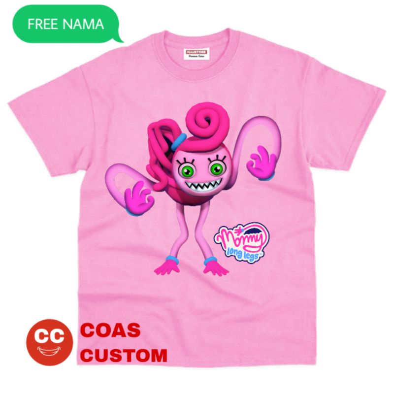 BAJU MOMMY LONG LEGS KAOS ANAK POPPY PLAYTIME