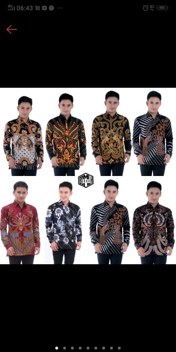Kemeja Batik Pria Lengan Panjang Murah Berkualitas