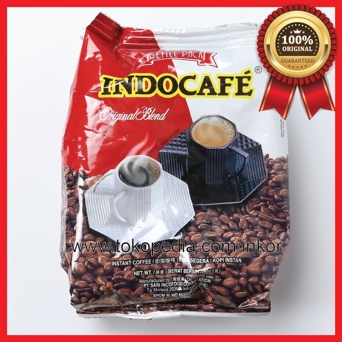 

INDOCAFE ORIGINAL BLEND REFILL POUCH 180GR