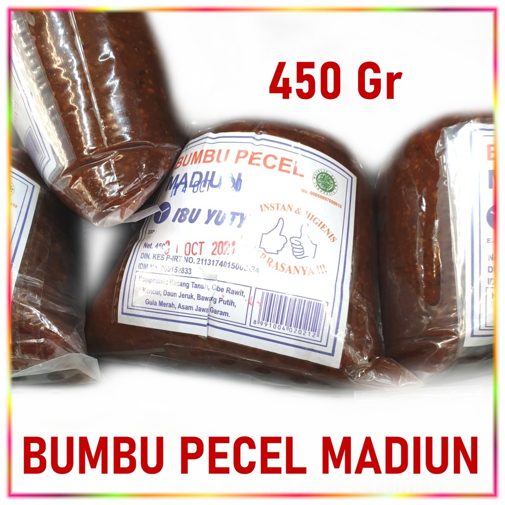 Olivoliv Snack Bumbu Pecel Madiun Bu Yuty 450Gr