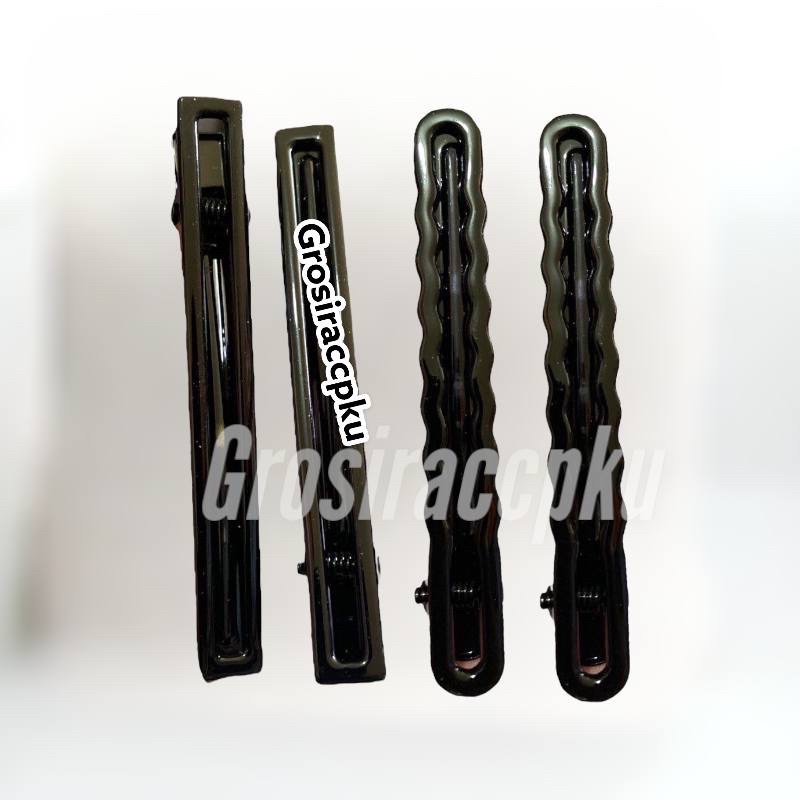 Jepit Bebek Hitam 8 cm / Jepit panjang / Jepit bebek panjang Murah meriah