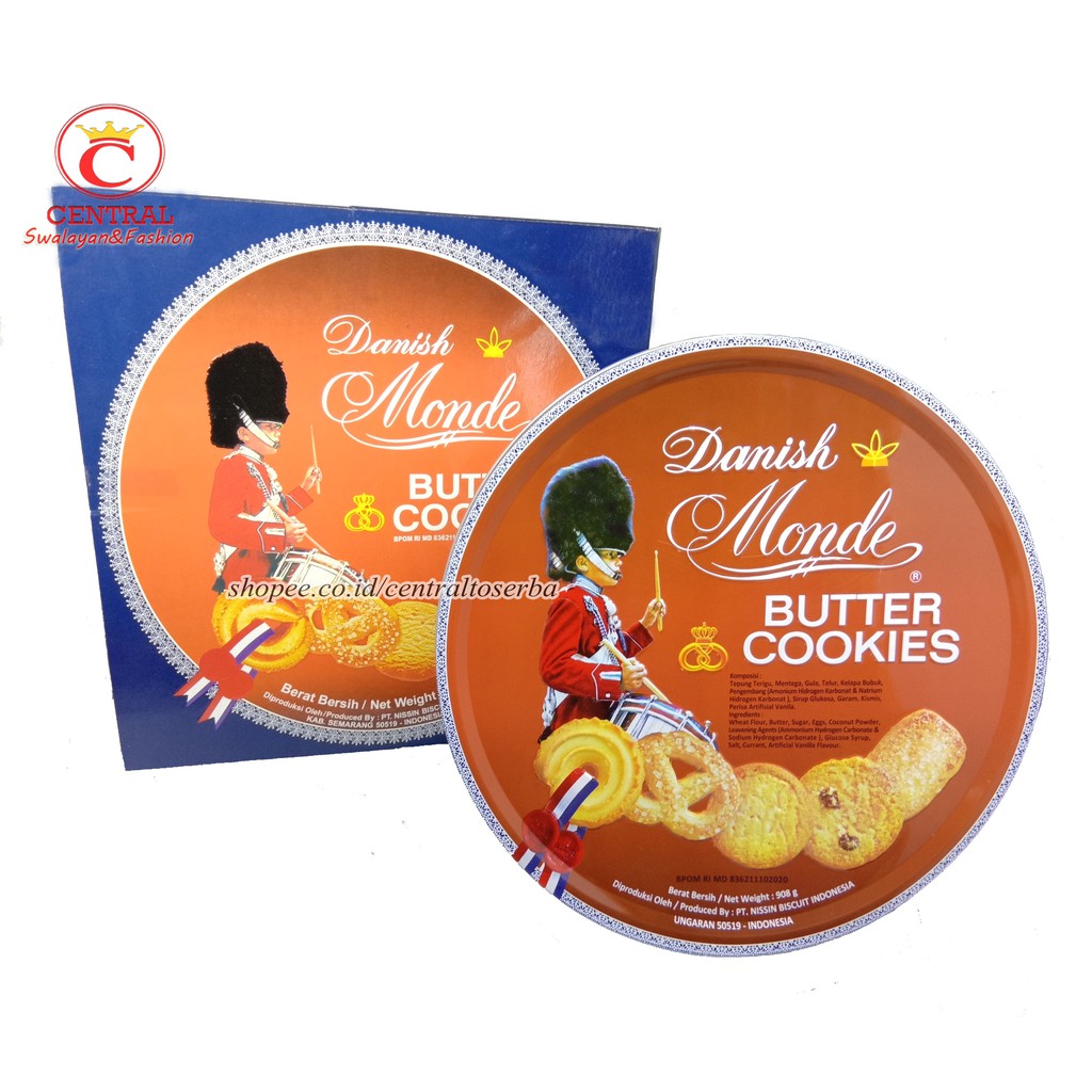 Monde butter cookies 908g/centraltrenggalek