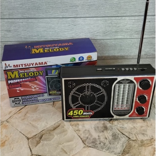 RADIO KLASIK MEREK MITSUYAMA MS-4020BT TIPE MELODY