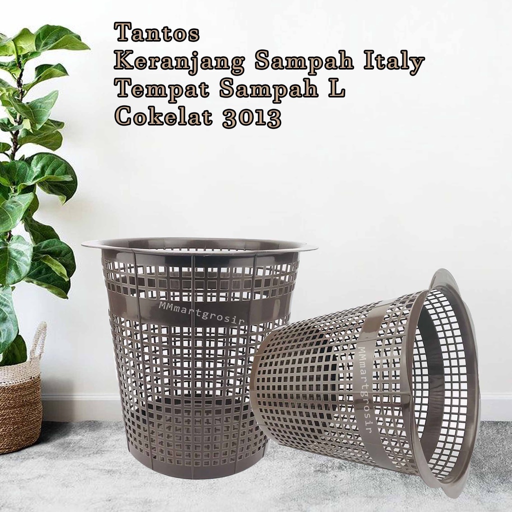 Tantos / Keranjang Sampah Italy (L)/ Tempat Sampah Jaring / 3013