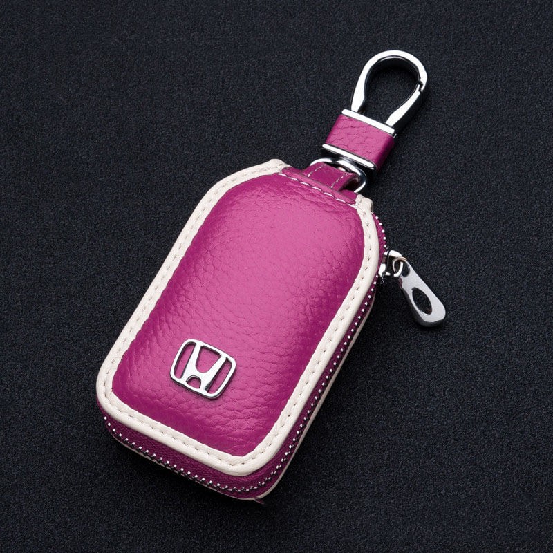 Honda Leather Key Holder Cover Smart Key For City HRV BRV JAZZ CRV ACCORD CIVIC in stock