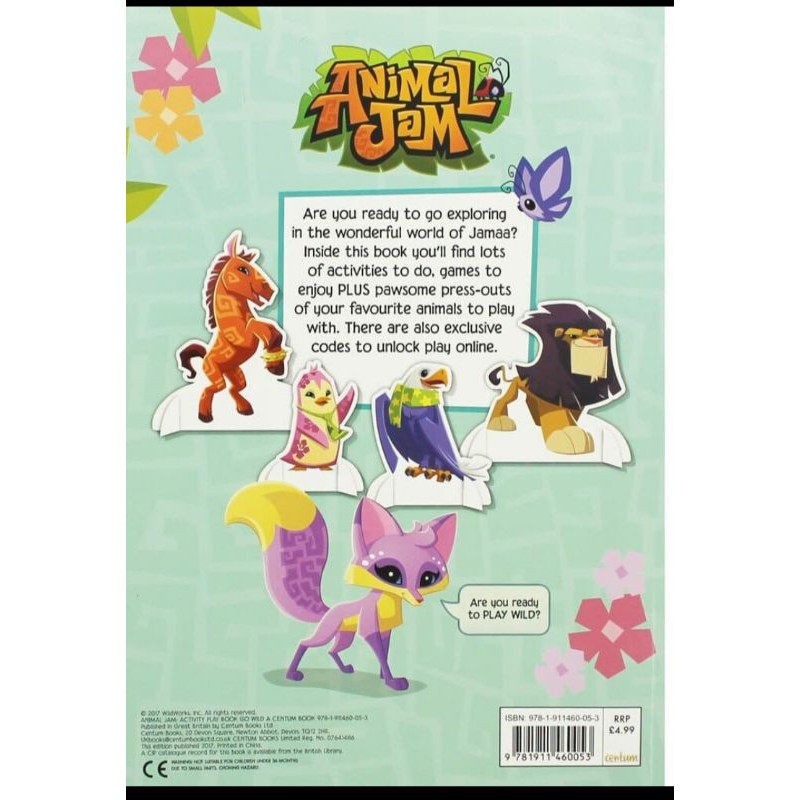 Animal Jam Activity Play Book Shopee Indonesia