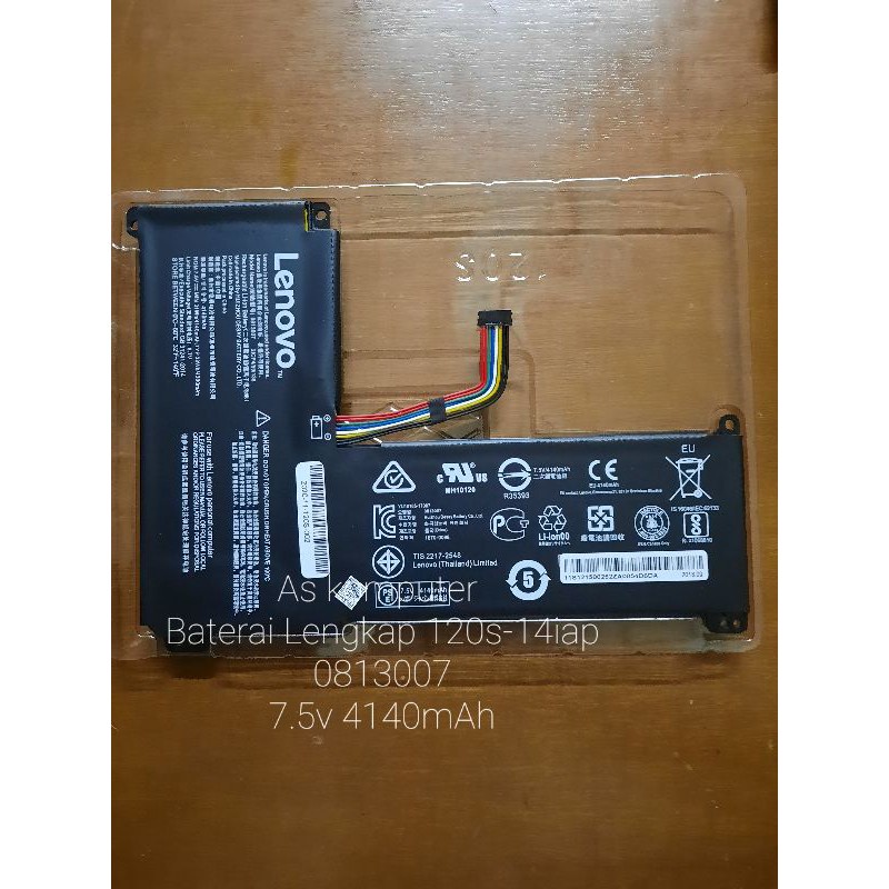 BATERAI LENOVO 120S-14 120S-14IAP 0813007 5B10P23779 ORIGINAL