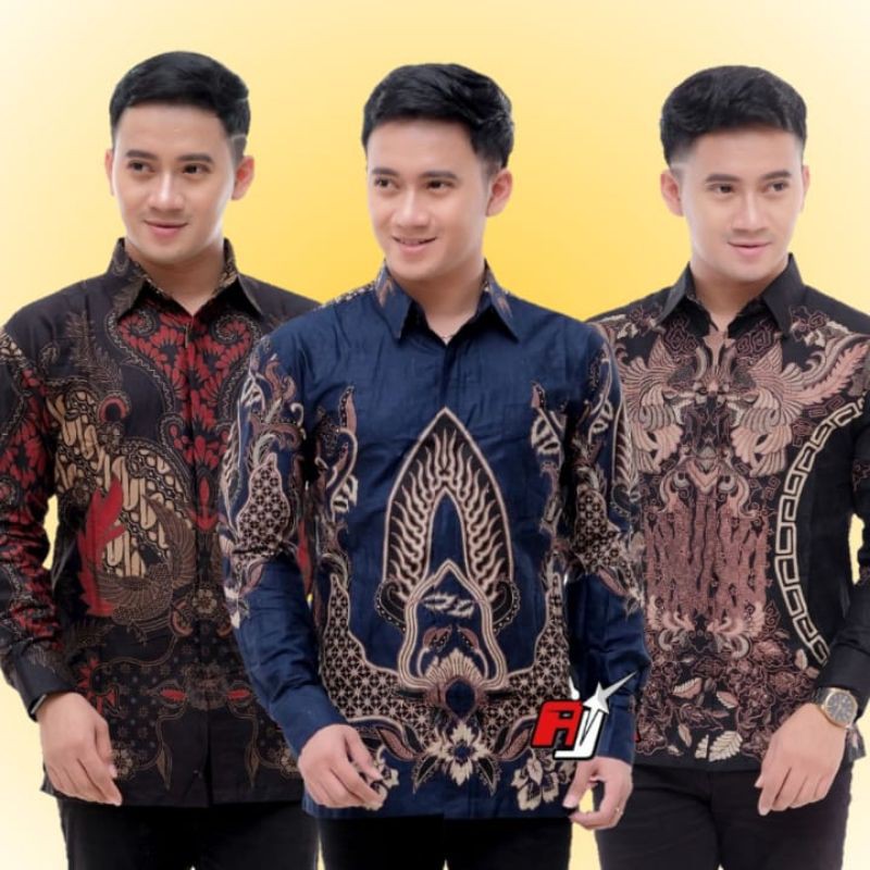 PREMIUM BEST SELLER MODERN Batik Pria Lengan Panjang Bagus Mahal Terbaru