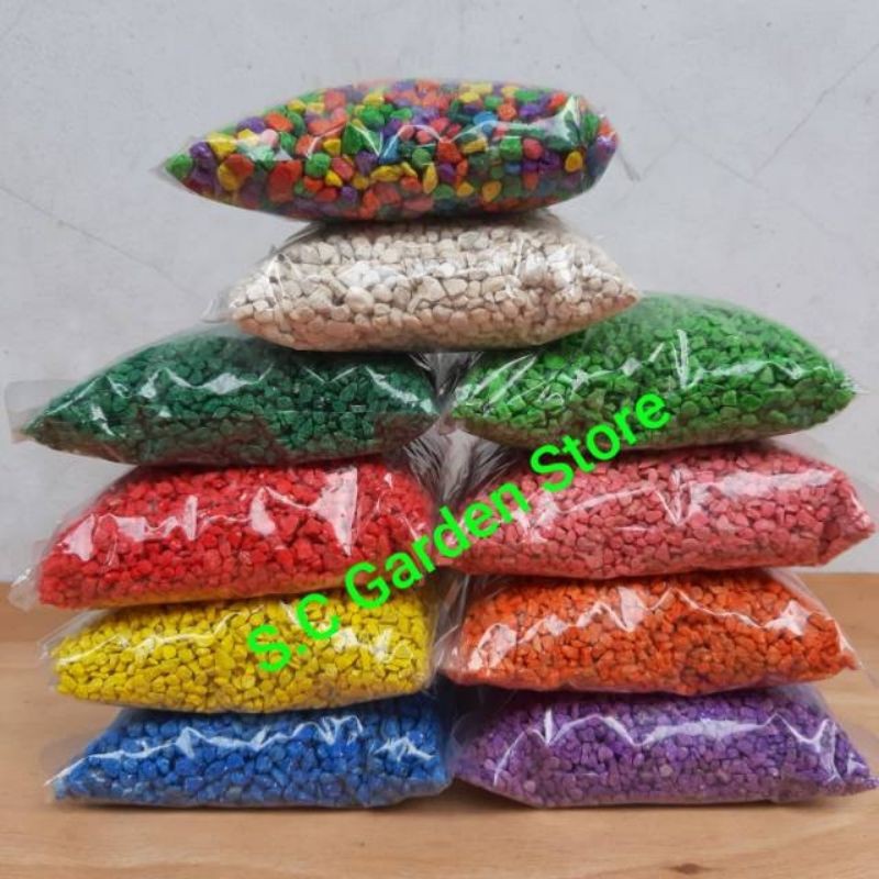 BATU HIAS WARNA 1 KG | BATU WARNA ZELOIT | BATU HIAS TAMAN/AQUARIUM