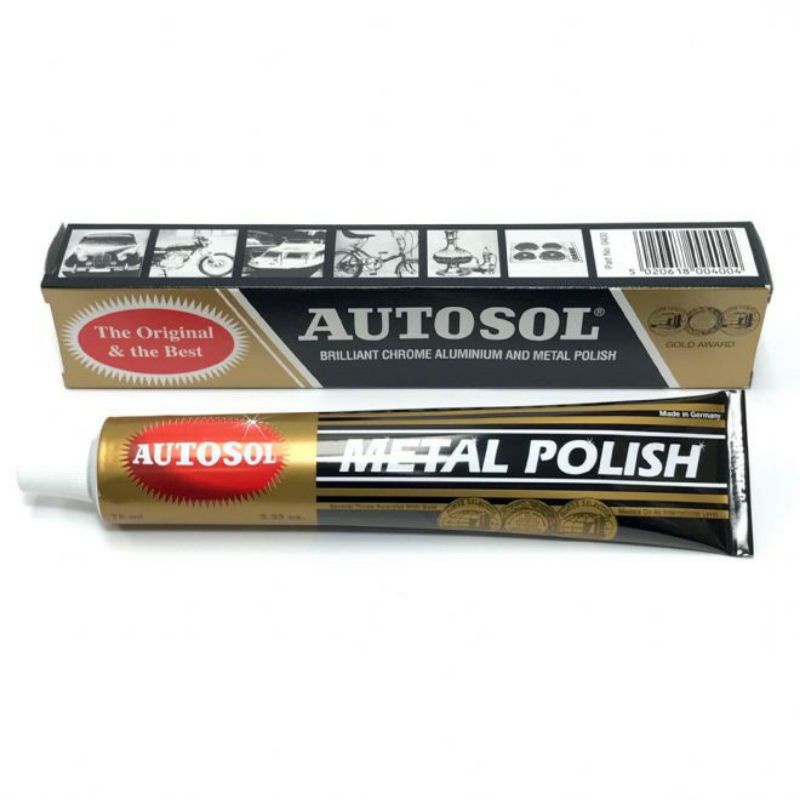 AUTOSOL METAL POLISH 50 GRAM 50GR PENGKILAP LOGAM POLIS METAL CHROME STAINLESS PEMBERSIH ORIGINAL