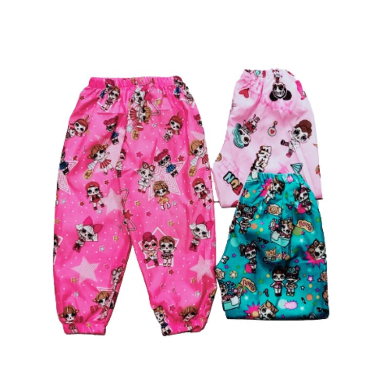 PILIH MOTIF CELANA JOGGER ANAK PEREMPUAN KARAKTER LOL