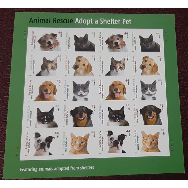 

Stamps USA serie Adopt a Shelter Pet