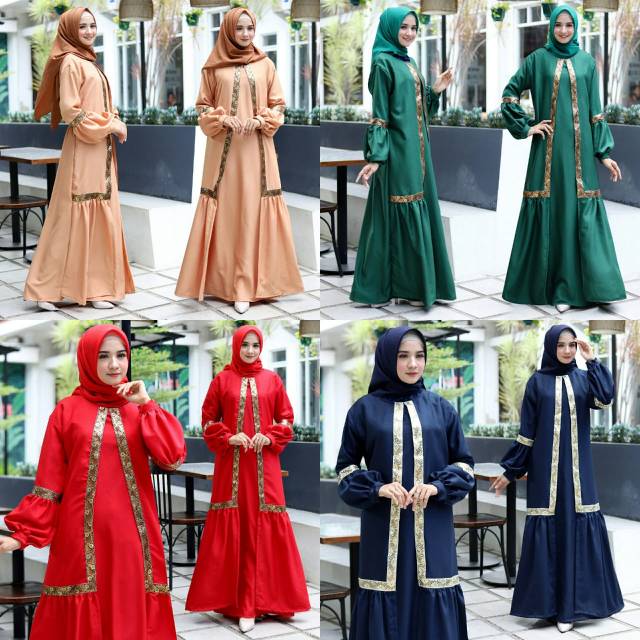 maxi najwa (ai) / gamis wanita / fashion muslim