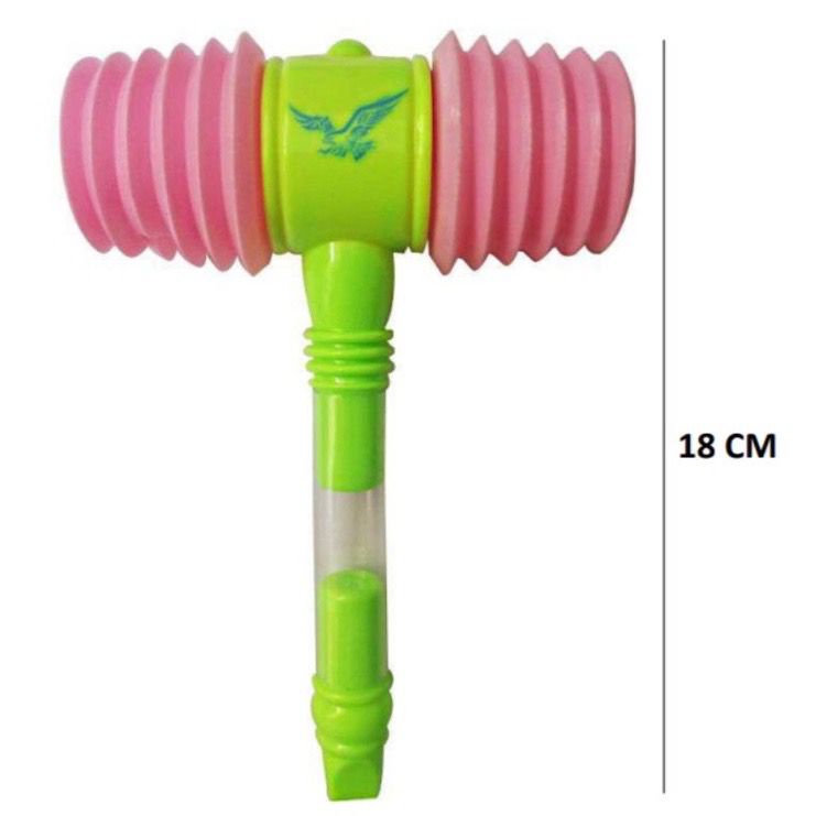 Mainan PALU Anak Bunyi Panjang 14CM+ Hammer Kids Boom Palu Bunyi Tiup