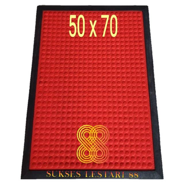 Keset Karpet Karet Bludru Anti Slip 50 x 70 - RCM Lis