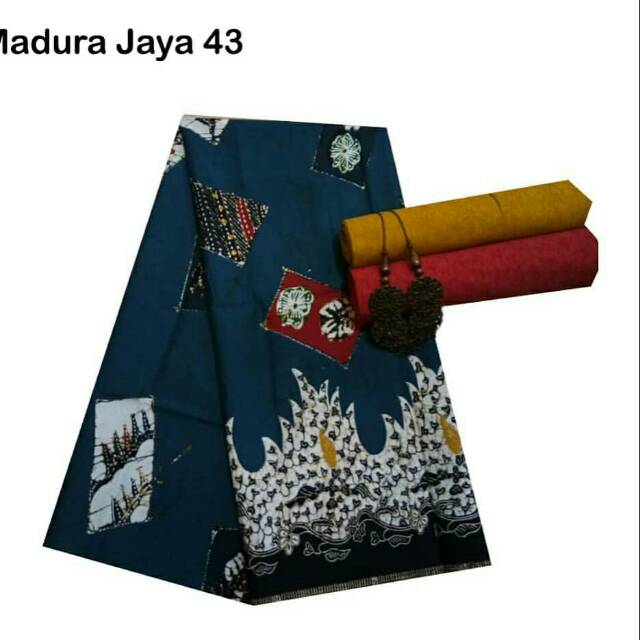 Kain Batik Pekalongan Madura Jaya 43 Toska Unggul Jaya