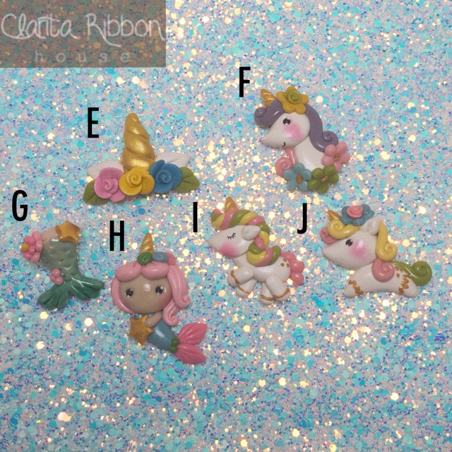 Clay unicorn handmade B