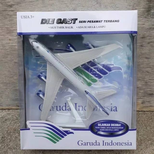 Die Cast Pesawat Garuda - Diecast Pesawat Garuda - Mainan Pesawat Garuda