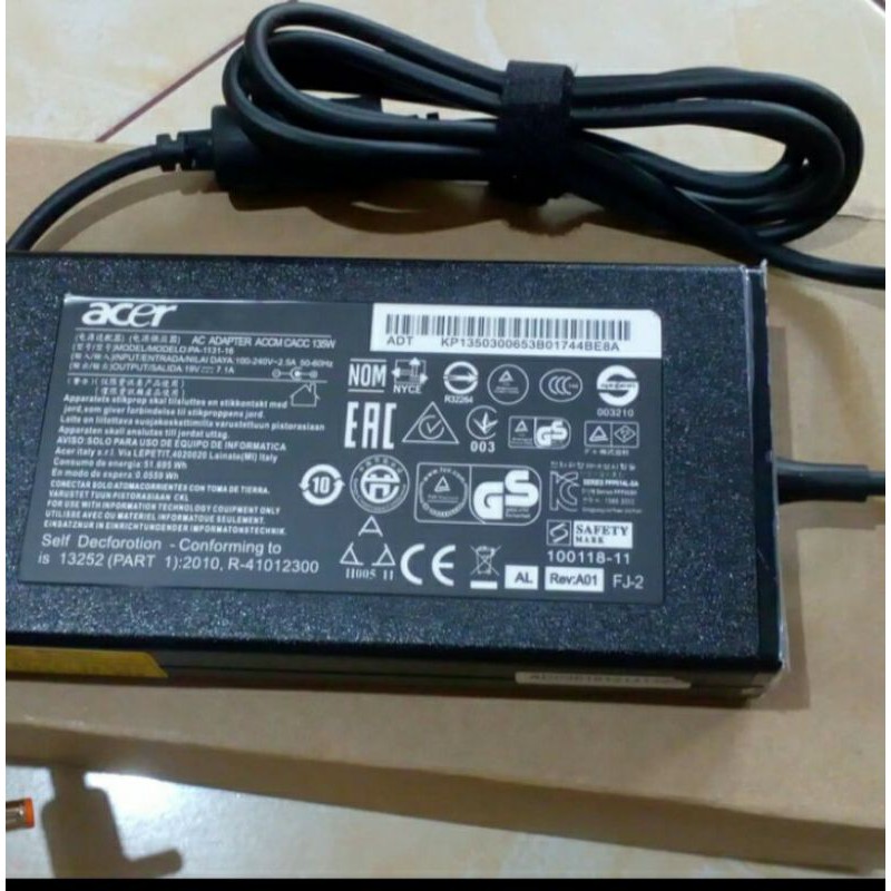 Adaptor Charger Acer Nitro 5 AN515-54 AN515-43 AN515-52 AN517-51 135 Watt
