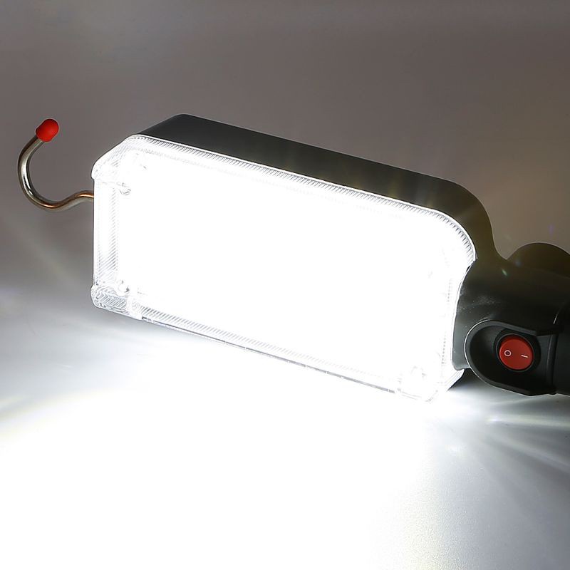 CRE  Portable USB Rechargeable Work Light COB Repairing Lamp With Magnet &amp; Hook 34 LED Flashlight