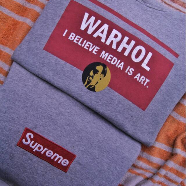 Sweater Hoodie SUPREME Logo Box Second Brand Original