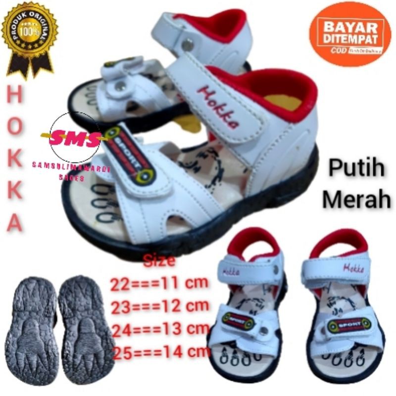 Sepatu bunyi hokka linger kids baby terbaru