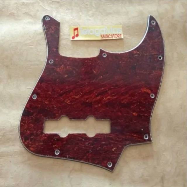 Pickguard fender jazz bass model tortoise