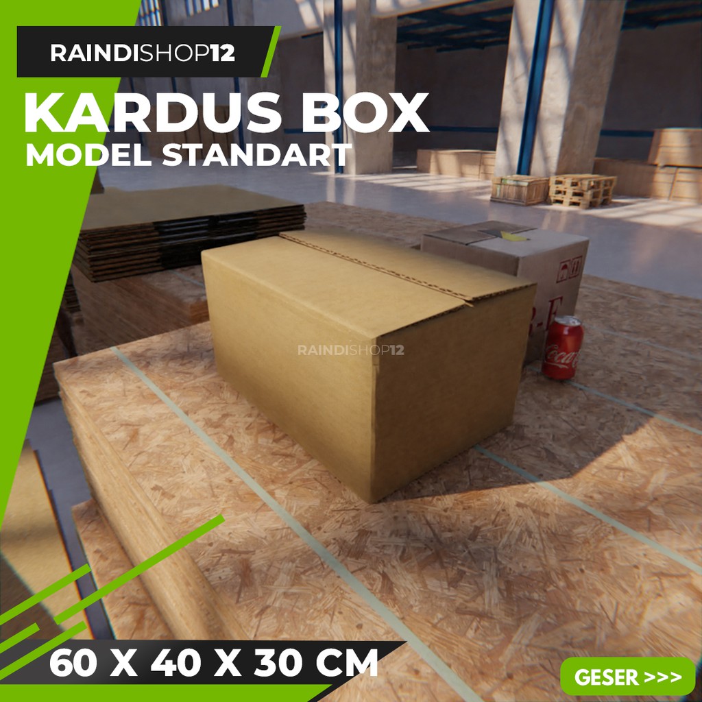 

BOX 60 X 40 X 30 CM KARDUS KOTAK KEMASAN PACKAGING KADO POLOS