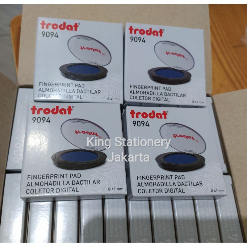 

[PCS] Tinta Cap Tiga Jari Tangan Warna Biru Trodat 9094