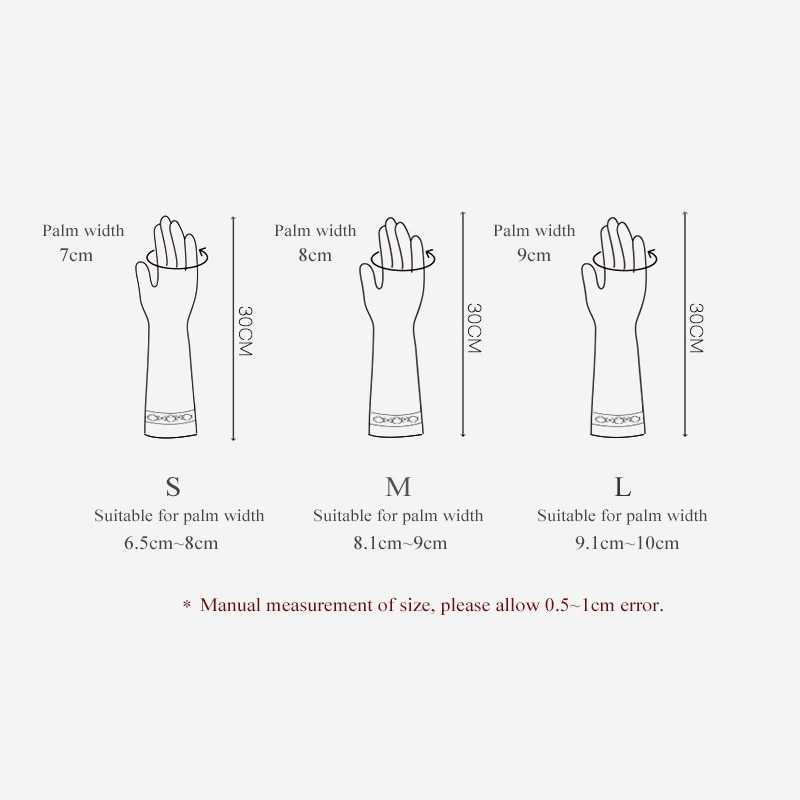 VTMANMNS Sarung Tangan Karet Cuci Piring Cleaning Gloves - ST0001