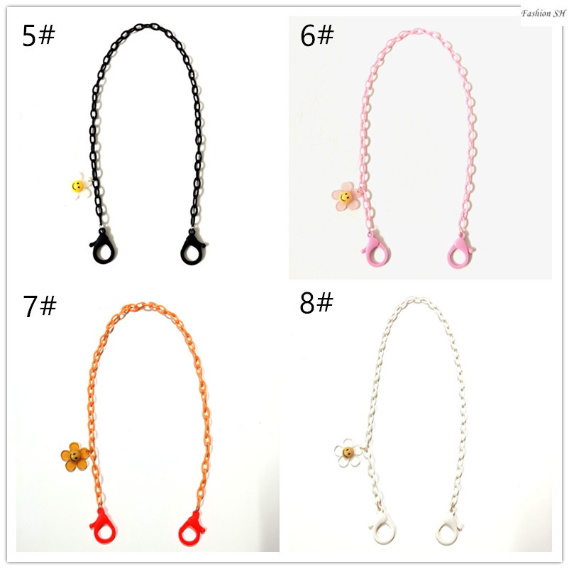 Fashion flower pendant mask chain mask anti-lost lanyard