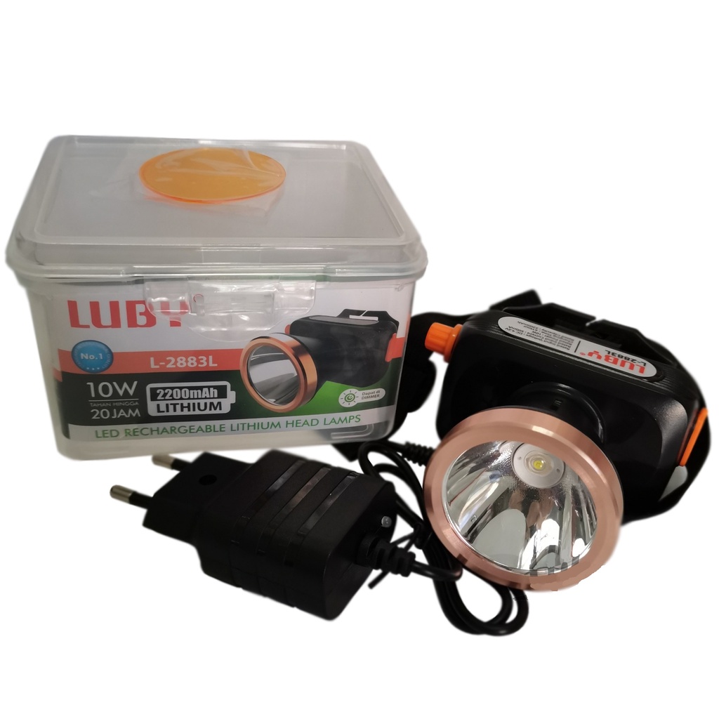 Luby L2883L Senter Kepala Super Terang / Headlamp Outdoor LED Waterproof