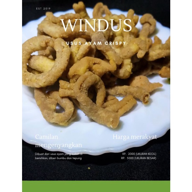 

keripik usus krispi