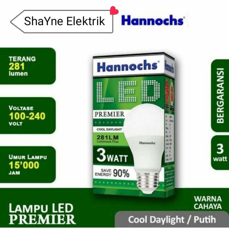 Lampu LED Hannochs PREMIER 3 Watt