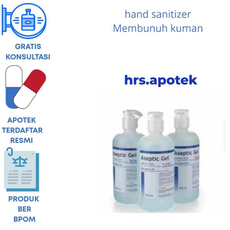 Aseptic gel 500ml onemed