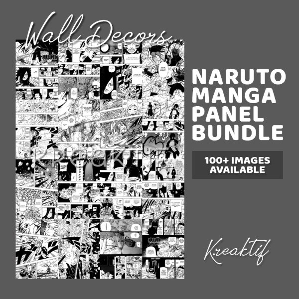 (16PCS) Poster Anime Manga Wall Decor Panel Komik - One Piece Jujutsu Kaisen Black Clover Haikyuu Attack on Titan Demon Slayer Naruto Boruto Tokyo Revengers Shingeki no Kyojin Kimetsu no Yaiba (A6,A5,A4,A3)-Naruto