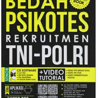 Siap Kirim Buku Bedah Psikotes Rekrutmen Tni Polri Terlengkap Berkualitas Shopee Indonesia