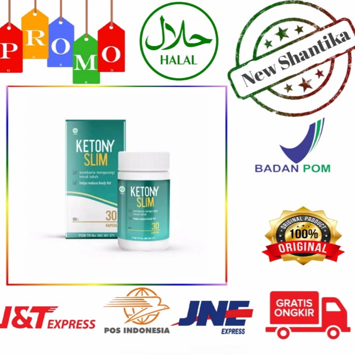 Garansi Uang Kembali Ketony Slim Asli Original Obat Diet Pelangsing