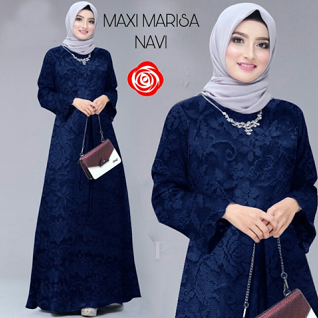 Dress Nnaritaa - Baju Gamis Perempuan Terbaru - LongDress Wanita