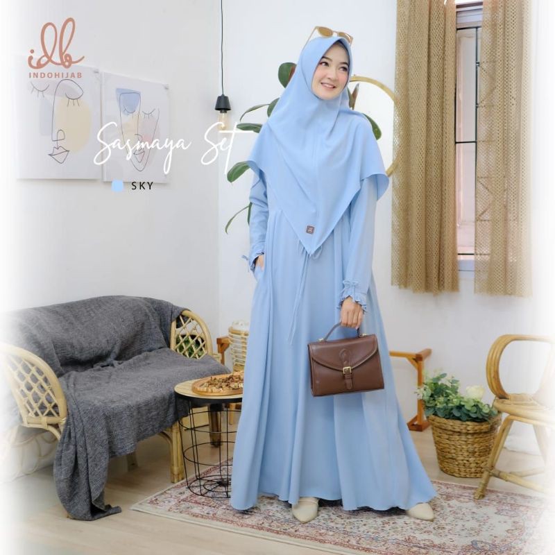 Ready Stok Sasmaya Set free masker by IDB Moswear