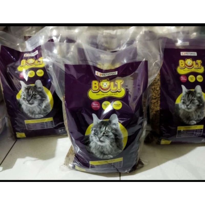 Makanan Kucing Bolt Ikan Tuna Repack