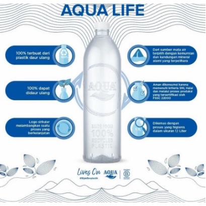 

aqua life 1 botol 1100ml