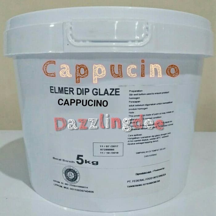 

Elmer Dip Glaze Cappucino 5 Kg / Cappucino Chocomaltine