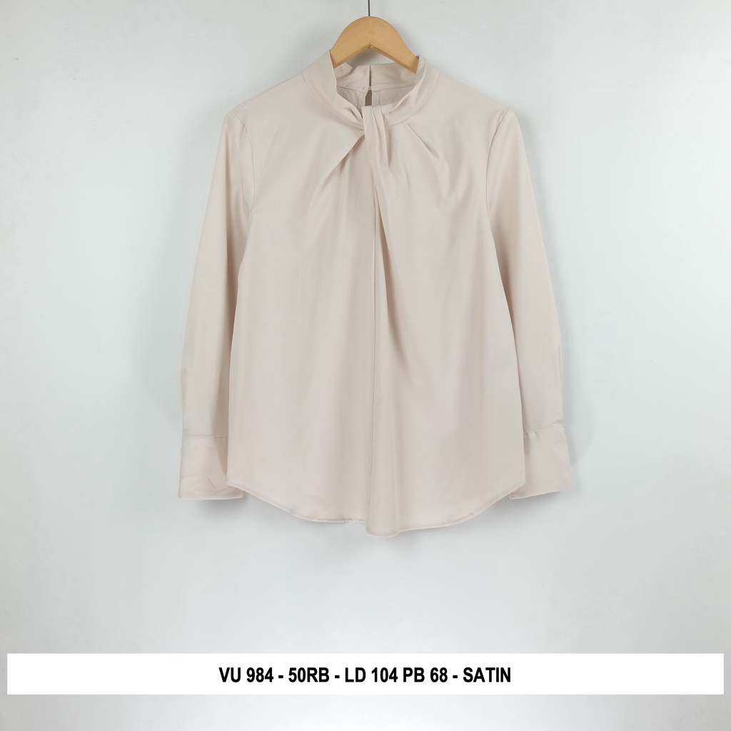 Thrift Blouse Vintage | Kode V3-VU 984