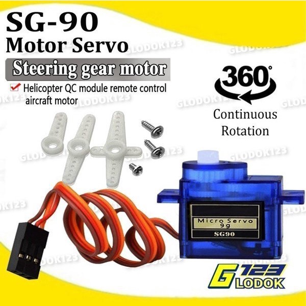 Motor Micro Mini Servo Tower Pro SG90 SG-90 9G Arduino Plastic Bearing