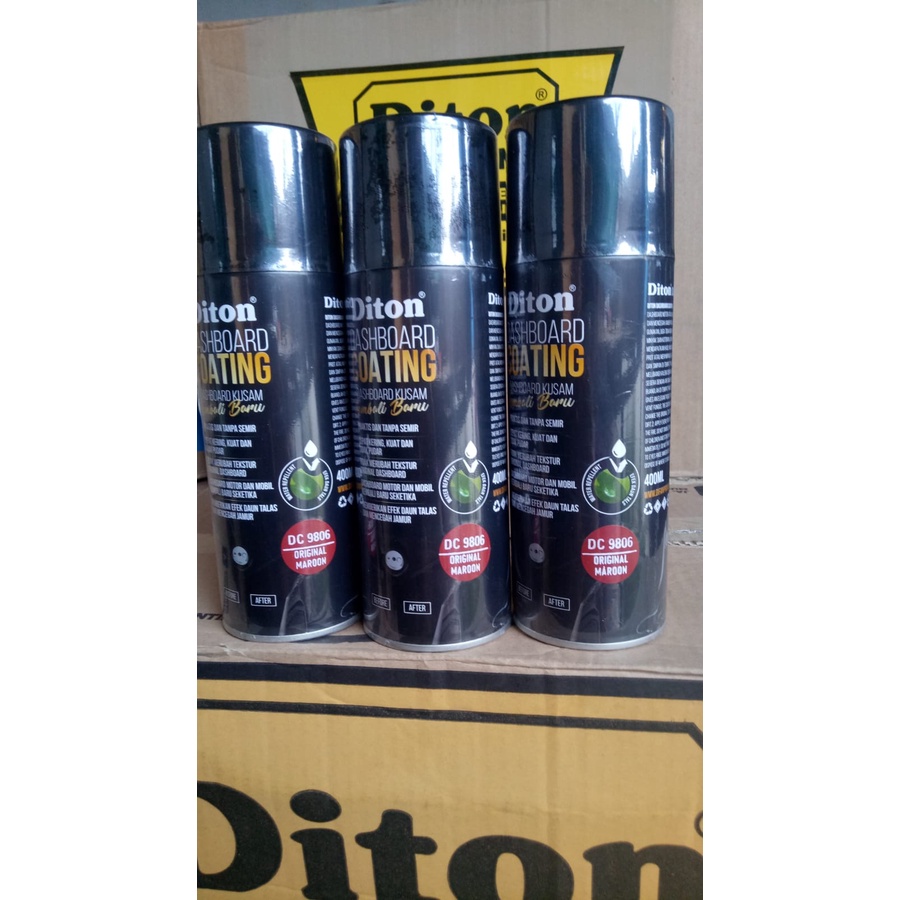 diton premium dashboard coating original maroon 9806 dc 9806 400ml 400cc