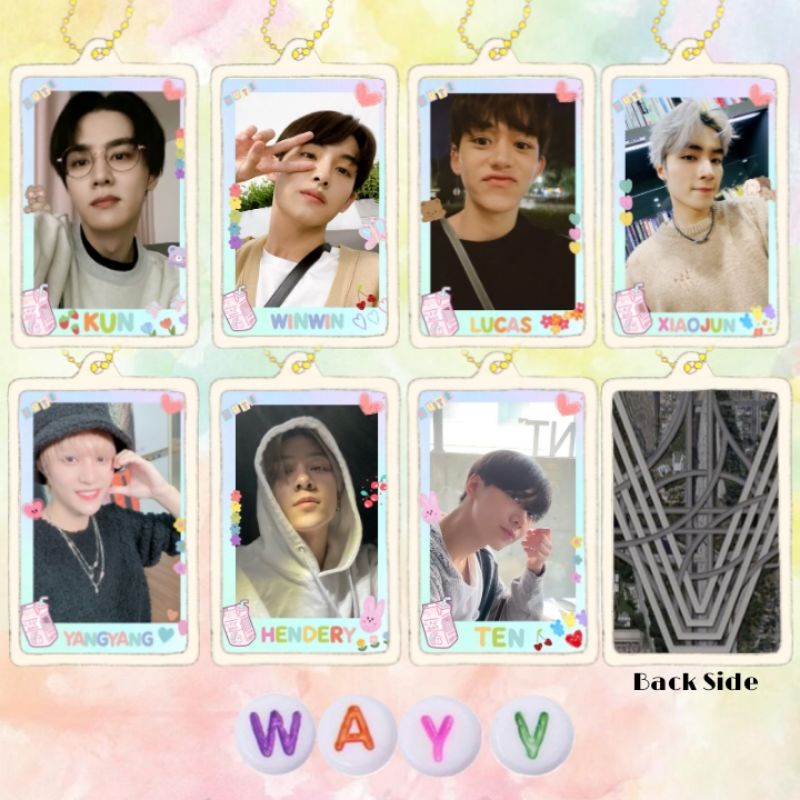 WAYV ACRYLIC CLEAR KEYCHAIN GANTUNGAN KUNCI AKRILIK BENING