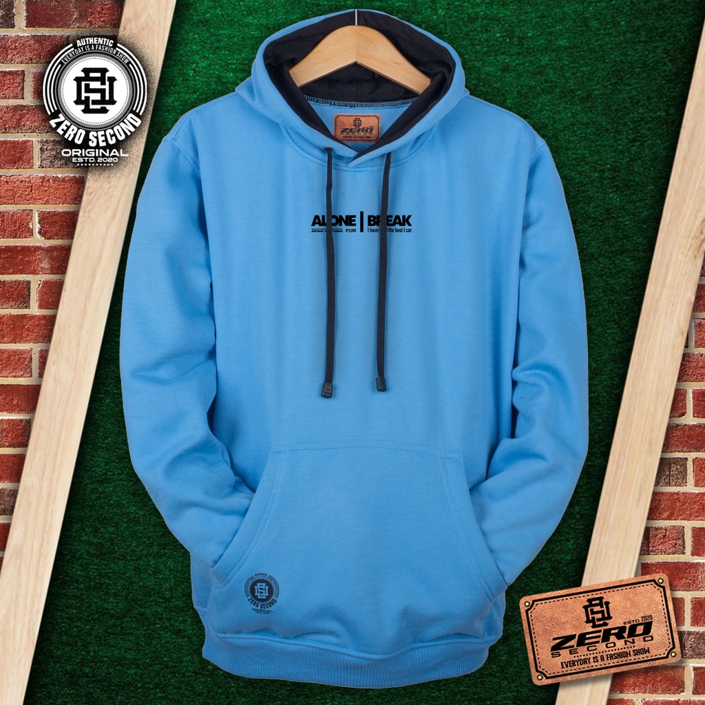 SWEATER HOODIE ALONE BREAK LAZIO fasion 2022 original brand ZERO.SECCOND jaket pria hoodie terbaru 2021 keren gaya distro sweater hoodie unisex